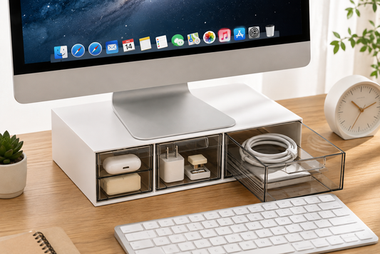 DESKORA Desk Shelf — More Space. Less Clutter.