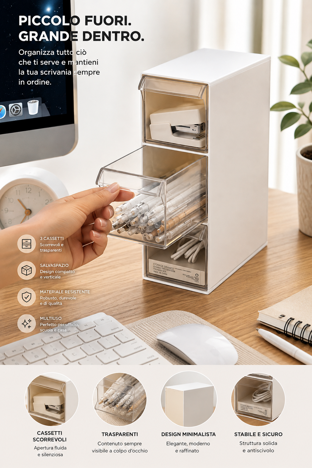 DESKORA Desk Shelf — More Space. Less Clutter.